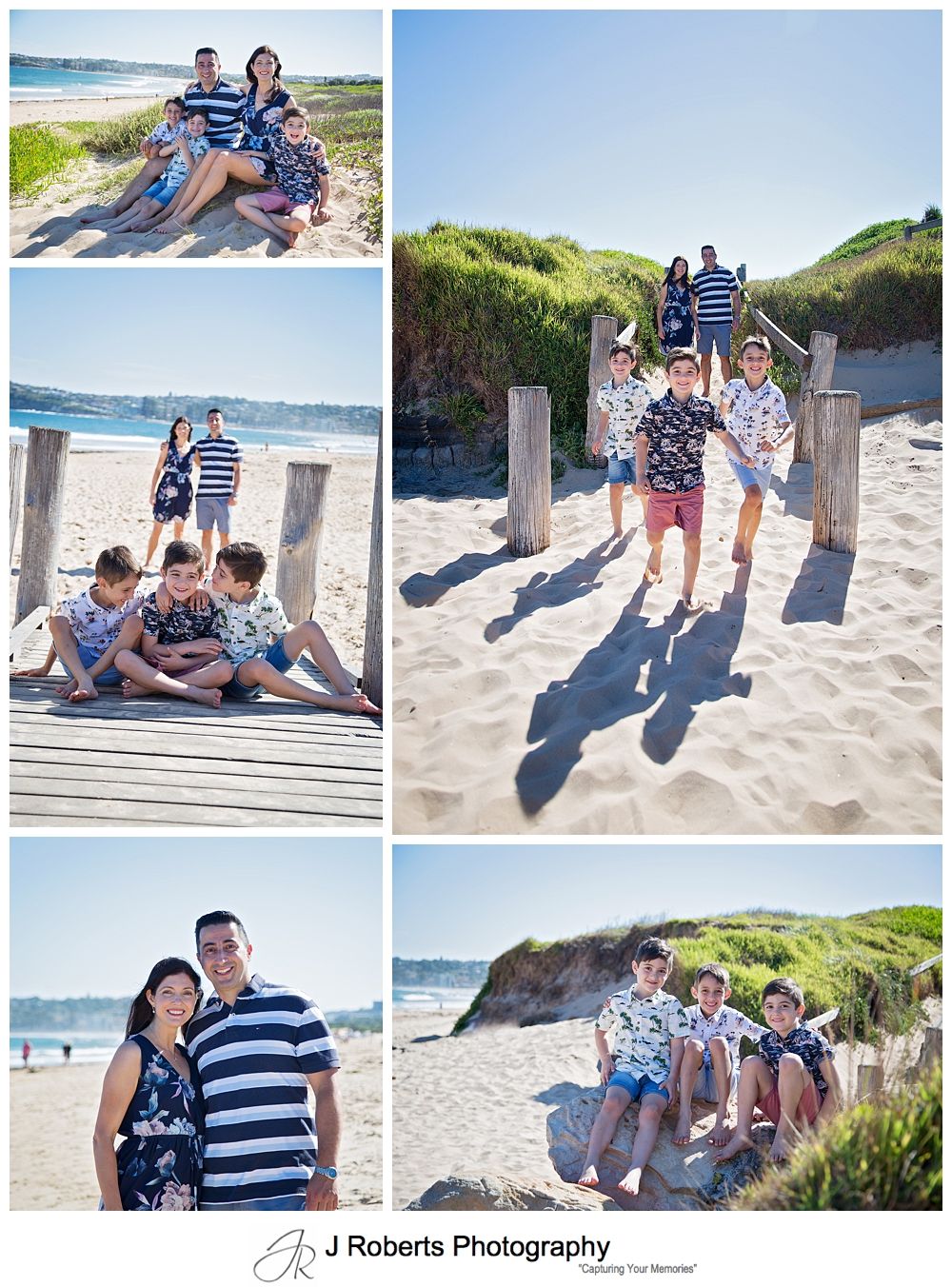 Summer Mini Family Portrait Session Fun at Long Reef Beach on a Sunday Afternoon